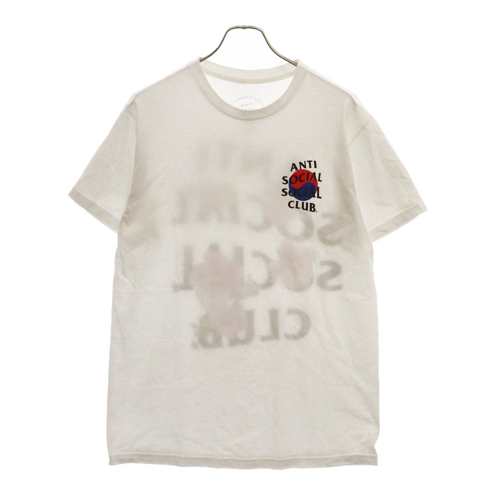 ANTI SOCIAL SOCIAL CLUB(アンチソーシャルソーシャルクラブ) フラワープリント クルーネック 半袖 カットソー Tシャツ ホワイト
