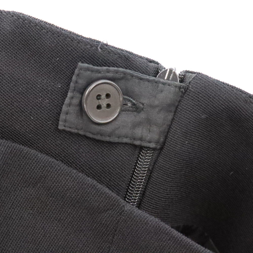 EMPORIO ARMANI(エンポリオアルマーニ) サイドスリット ウール ロング タイトスカート ブラック D-TK6246 レディース
