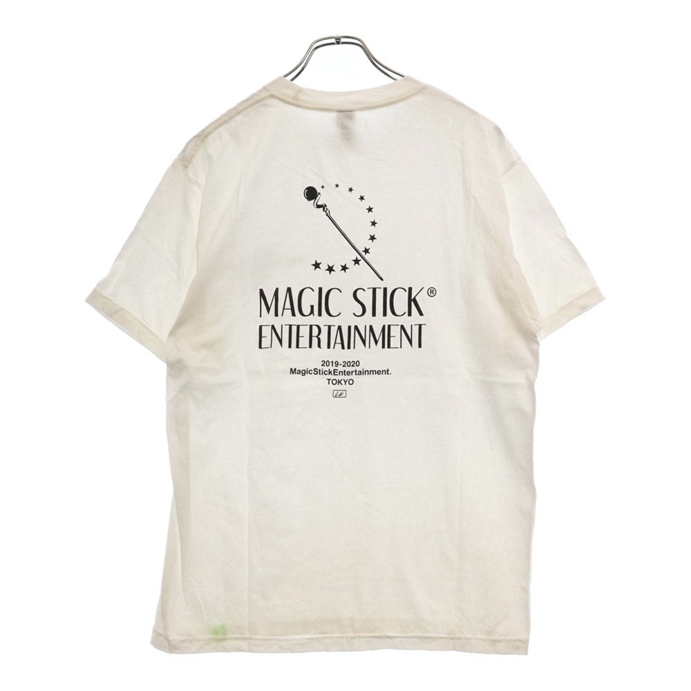 MAGIC STICK(マジックスティック) OG LOGO 1ST TEE ロゴプリント 半袖Tシャツ カットソー ホワイト MSTYO-015