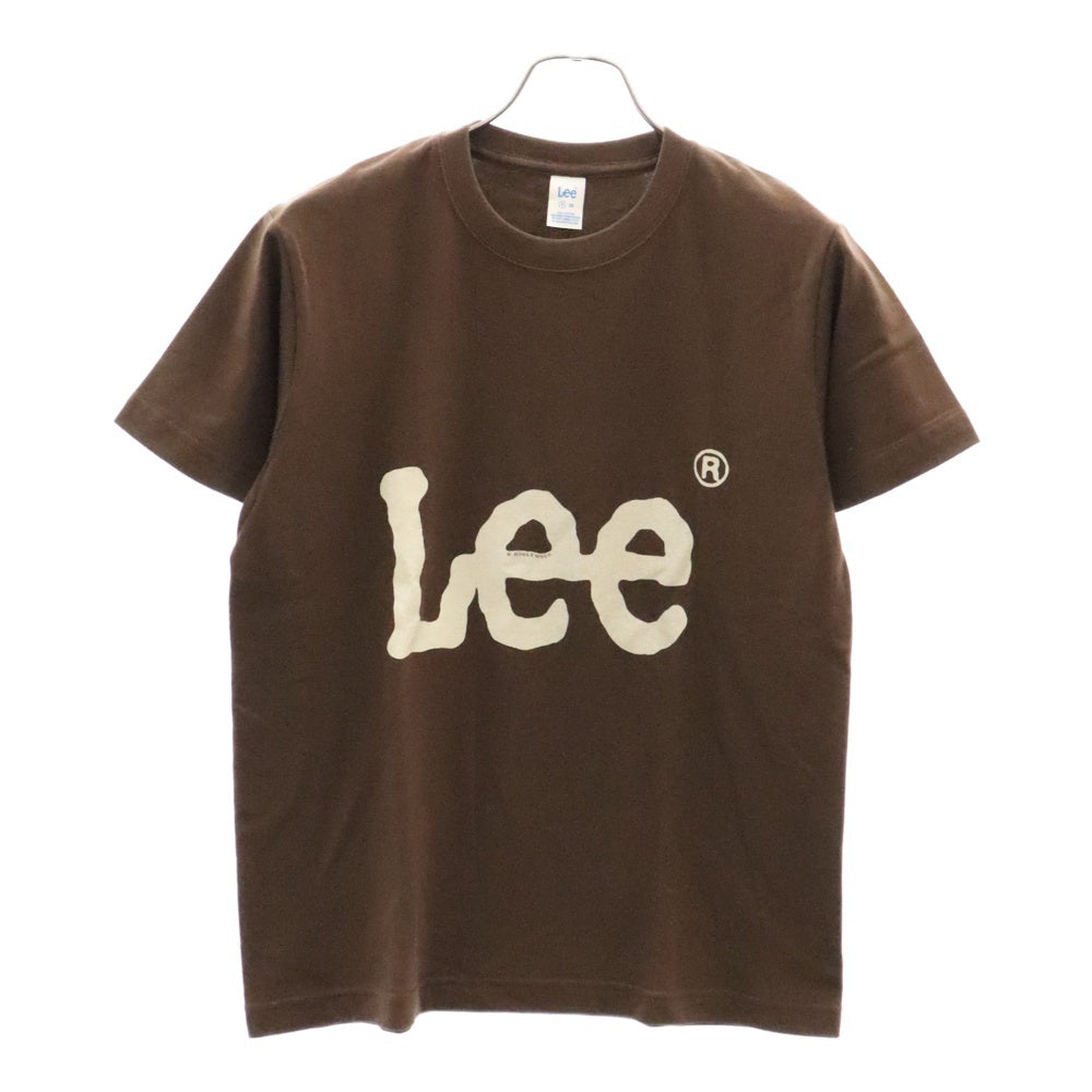 N.HOOLYWOOD(エヌハリウッド) ×Lee リー プリント クルーネック 半袖Tシャツ カットソー ブラウン