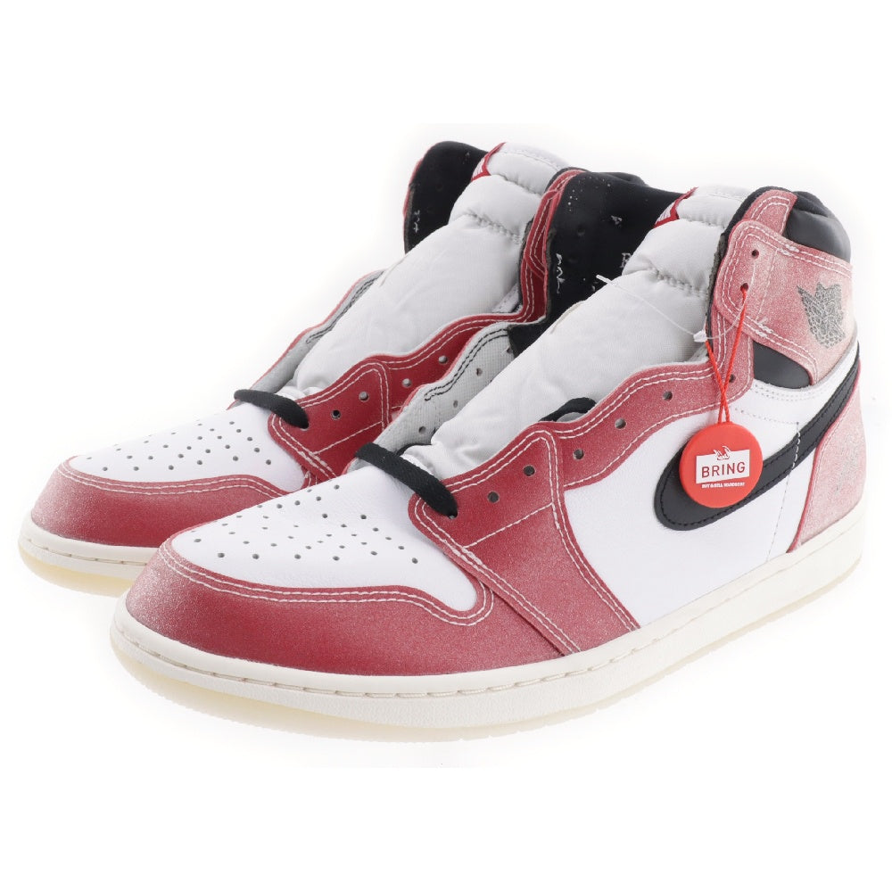 NIKE(ナイキ) ×TROPHY ROOM AIR JORDAN 1 RETRO HIGH OG SP トロフィールーム エアジョーダン 1 シカゴ ハイカットスニーカー レッド/ホワイト US11.5/29.5cm DA2728-100