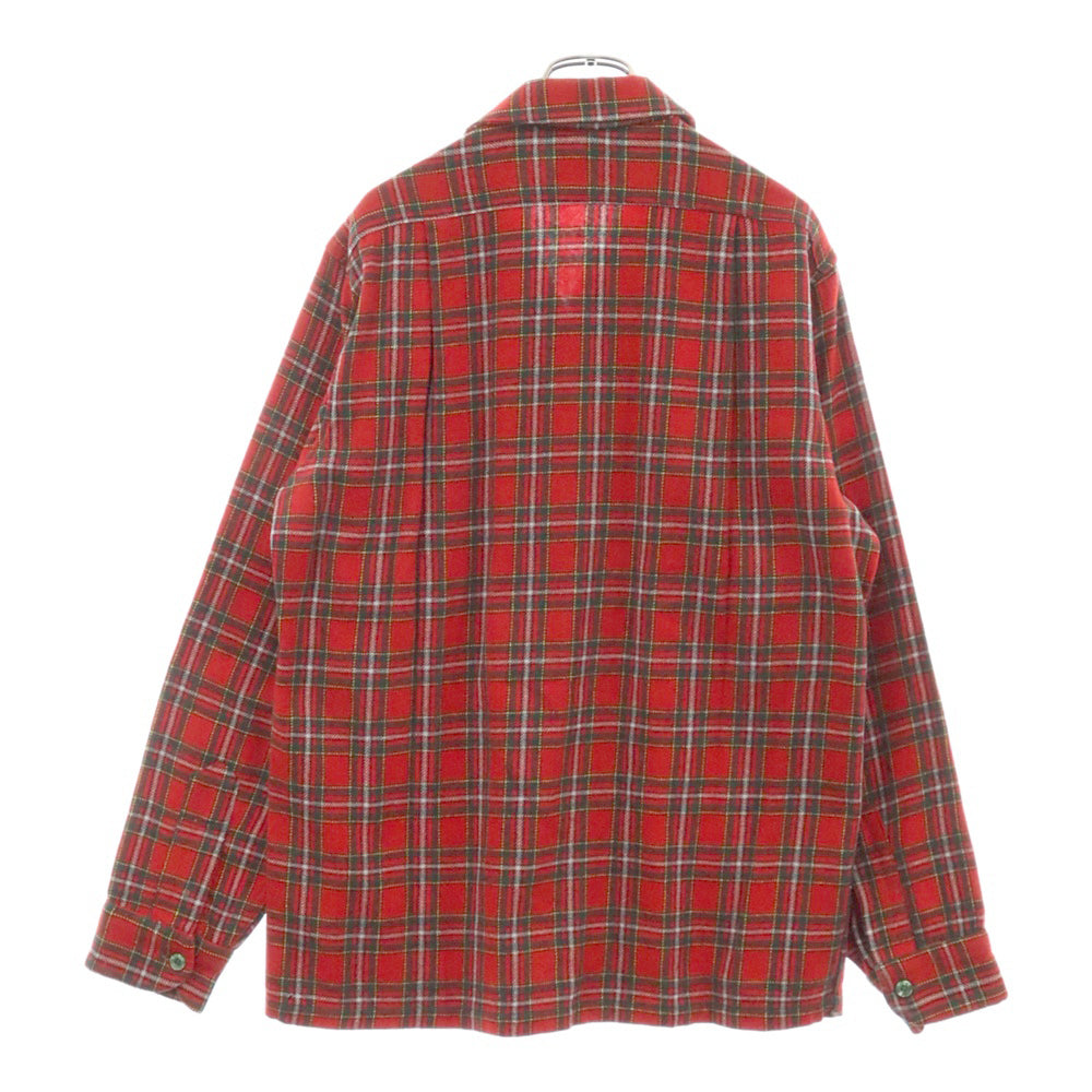 PENDLETON(ペンドルトン) 70S VINTAGE ヴィンテージ チェック 長袖 ネルシャツ レッド