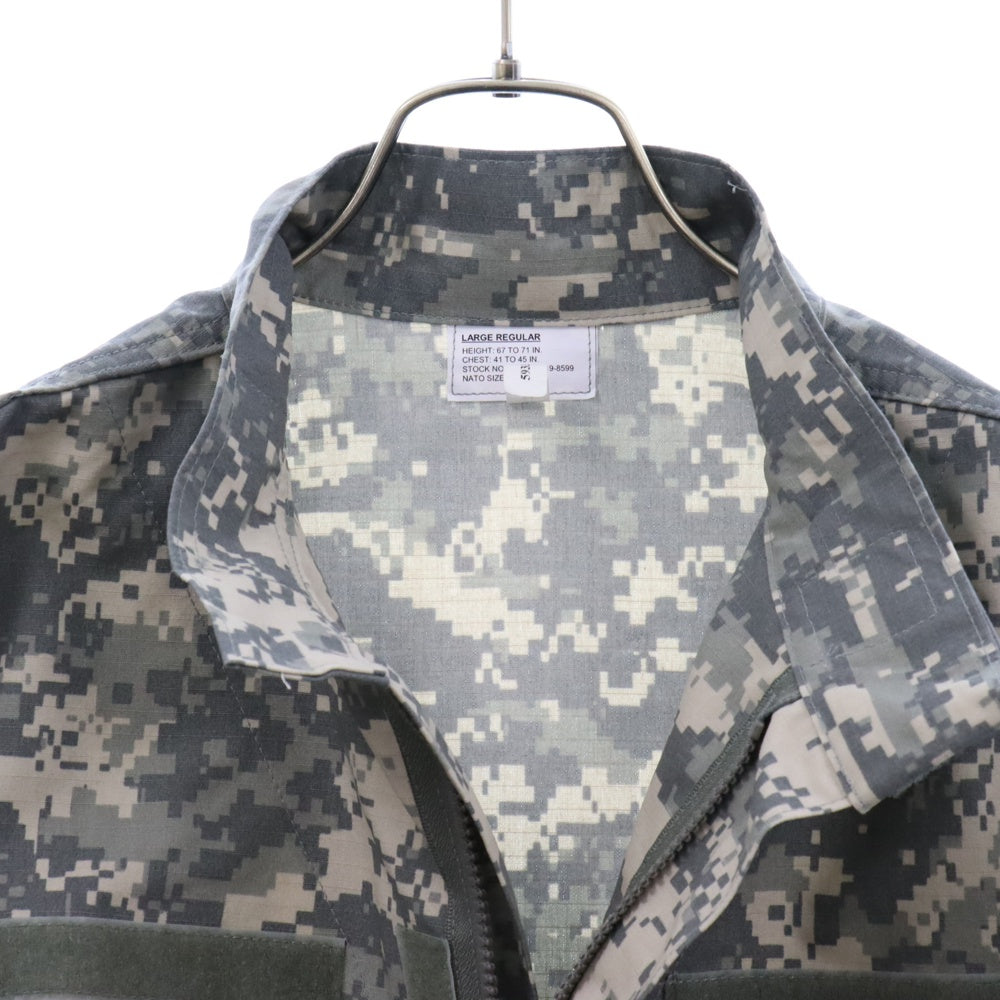 US.ARMY(ユーエスアーミー) カモ総柄 ミリタリー ジャケット カーキ 8415-01-519-8599