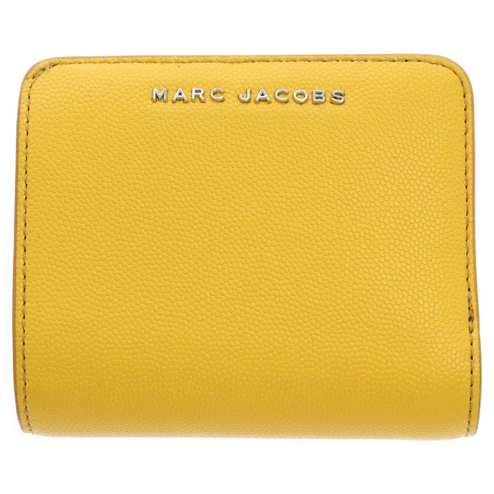 MARC JACOBS(マークジェイコブス) L字ファスナー コンパクト ウォレット 二つ折り財布 イエロー レディース M0016993 700