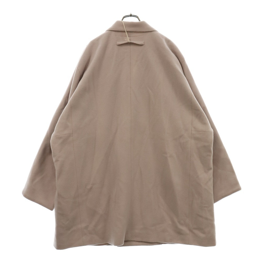 ONE fifth(ワンフィフス) 1 COAT チェスター ダブル ウールコート ピンク