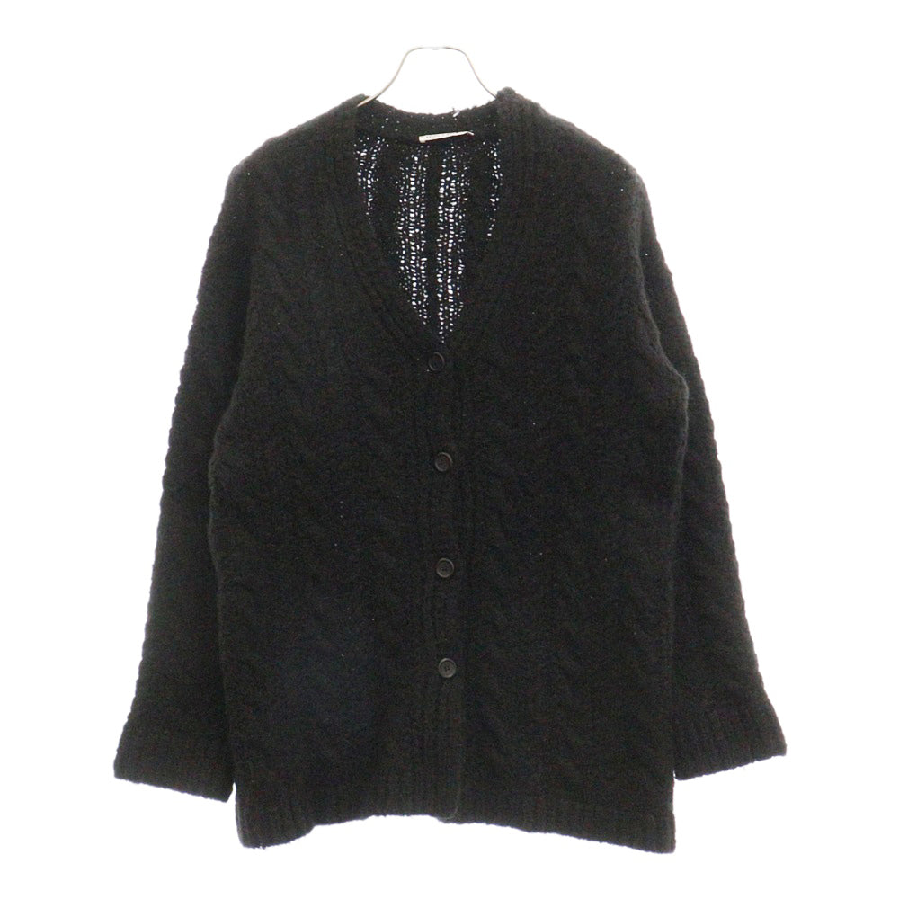 OUR LEGACY(アワーレガシー) 21AW MID LINE CARDIGAN ミッドライン カーディガン ニット アルパカ混 ブラック W4213MFS