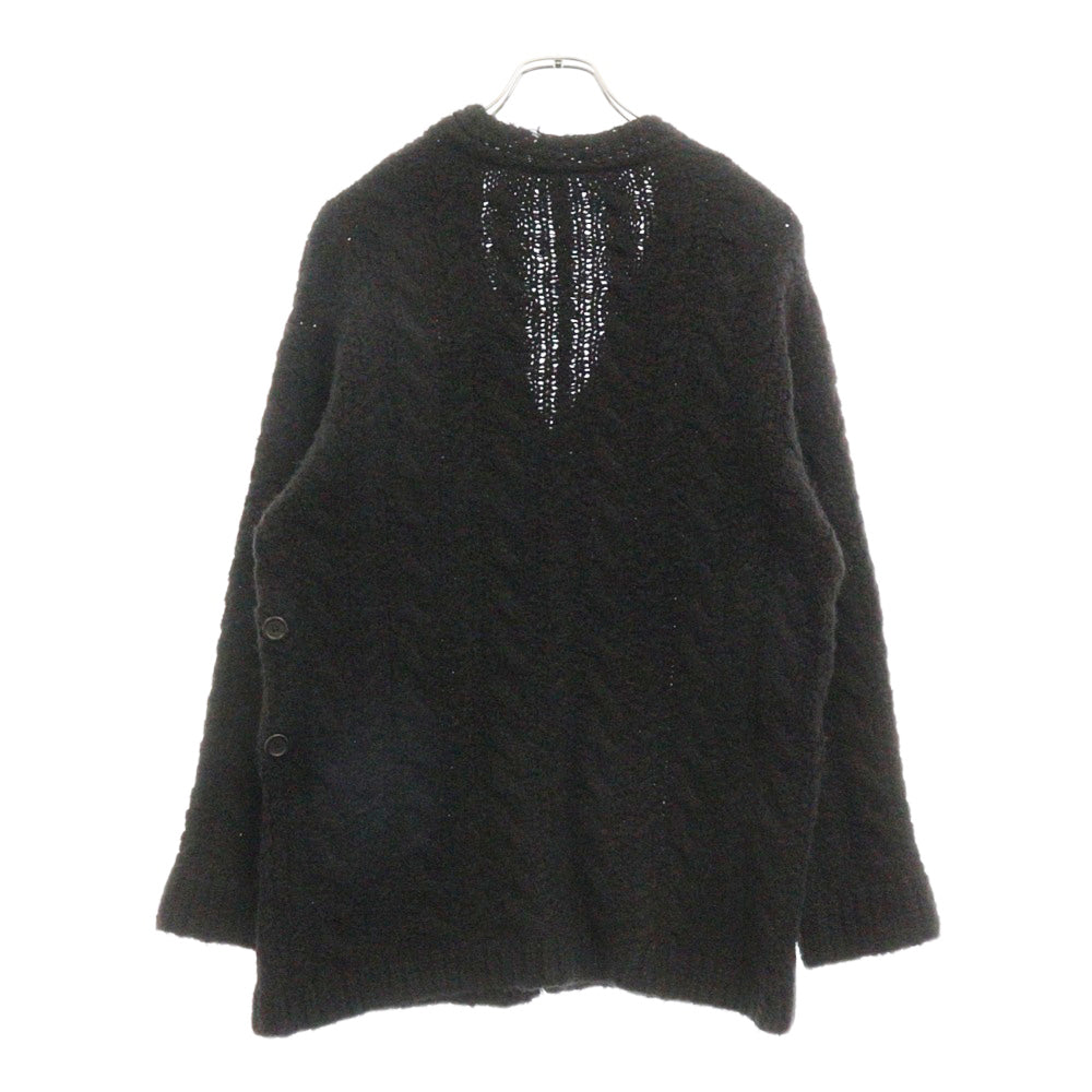 OUR LEGACY(アワーレガシー) 21AW MID LINE CARDIGAN ミッドライン カーディガン ニット アルパカ混 ブラック W4213MFS
