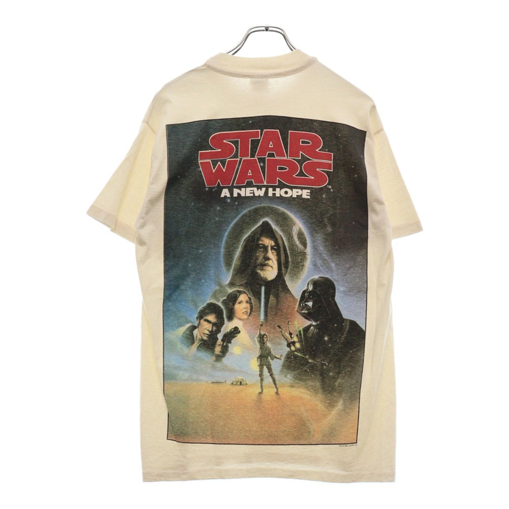 VINTAGE(ヴィンテージ) 90S VINTAGE STAR WARS A NEW HOPE スターウォーズ エピソード4 新たなる希望 anvilボディ 裾シングル USA製 両面プリント クルーネック 半袖Tシャツ