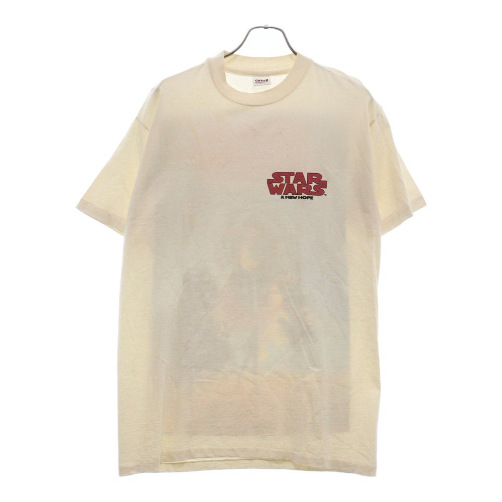 VINTAGE(ヴィンテージ) 90S VINTAGE STAR WARS A NEW HOPE スターウォーズ エピソード4 新たなる希望 anvilボディ 裾シングル USA製 両面プリント クルーネック 半袖Tシャツ