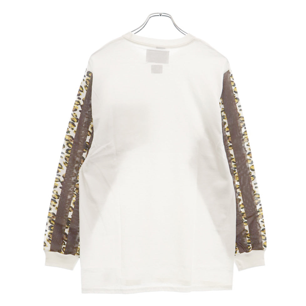 NOMA t.d.(ノーマティーディー) Leopard L/SL レオパード ロングスリーブTシャツ カットソー ホワイト