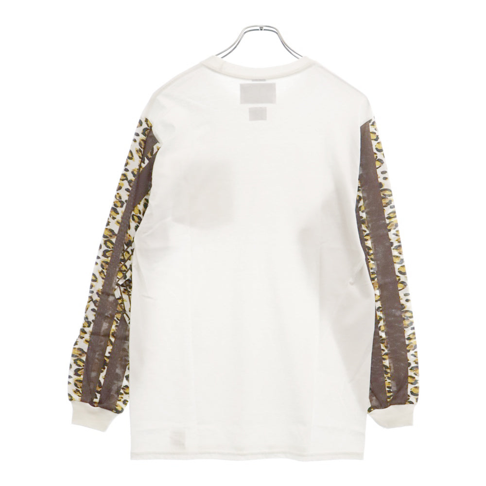NOMA t.d.(ノーマティーディー) Leopard L/SL レオパード ロングスリーブTシャツ カットソー ホワイト