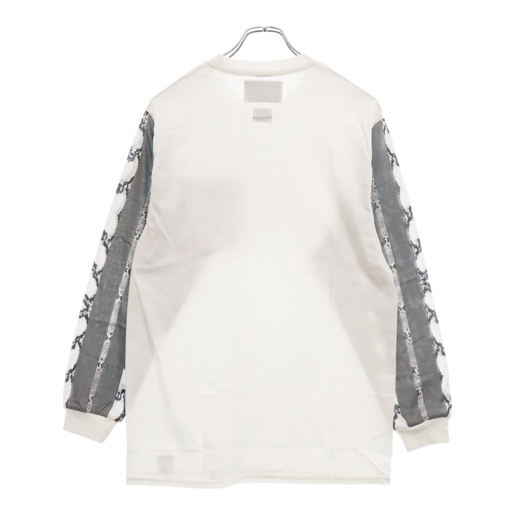 NOMA t.d.(ノーマティーディー) Python L/SL  ロングスリーブTシャツ カットソー ホワイト
