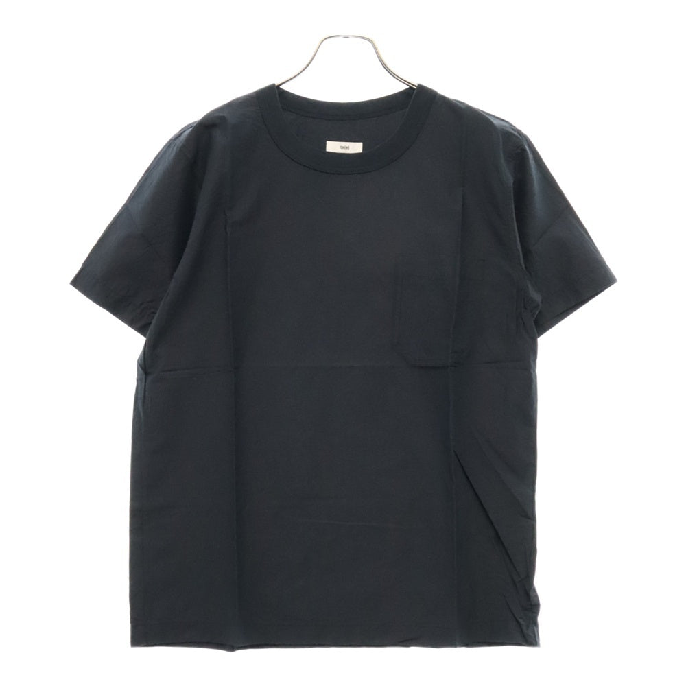 ts(s)(ティーエスエス) Cotton Slik S/S コットンシルク 胸ポケットTシャツ ネイビー
