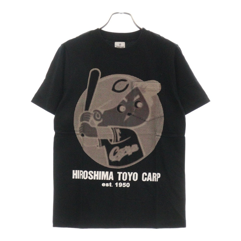 NuGgETS(ナゲッツ) ×広島カープ×Charcoal TOYO Carp SP S/S カープ坊や 半袖Tシャツ ブラック