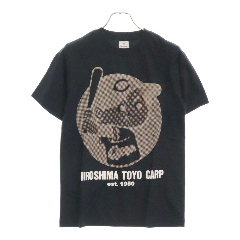 NuGgETS(ナゲッツ) ×広島カープ×Charcoal TOYO Carp SP S/S カープ坊や 半袖Tシャツ ブラック