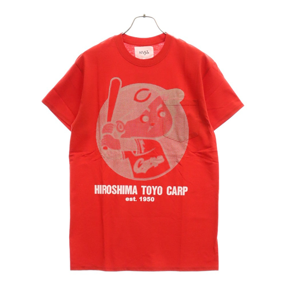 NuGgETS(ナゲッツ) ×広島カープ×Charcoal TOYO Carp SP S/S カープ坊や 半袖Tシャツ レッド