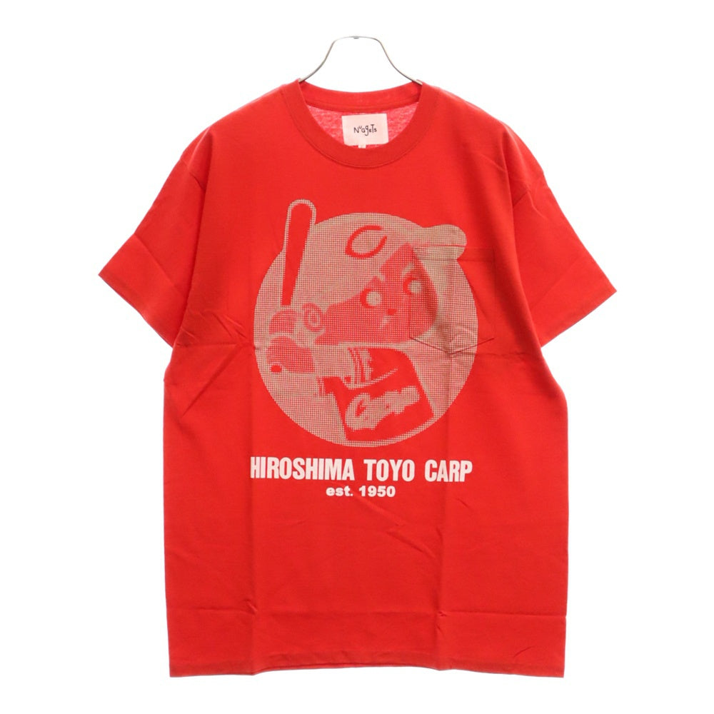 NUGETS(ナゲッツ) ×広島カープ×Charcoal TOYO Carp SP S/S カープ坊や 半袖Tシャツ レッド