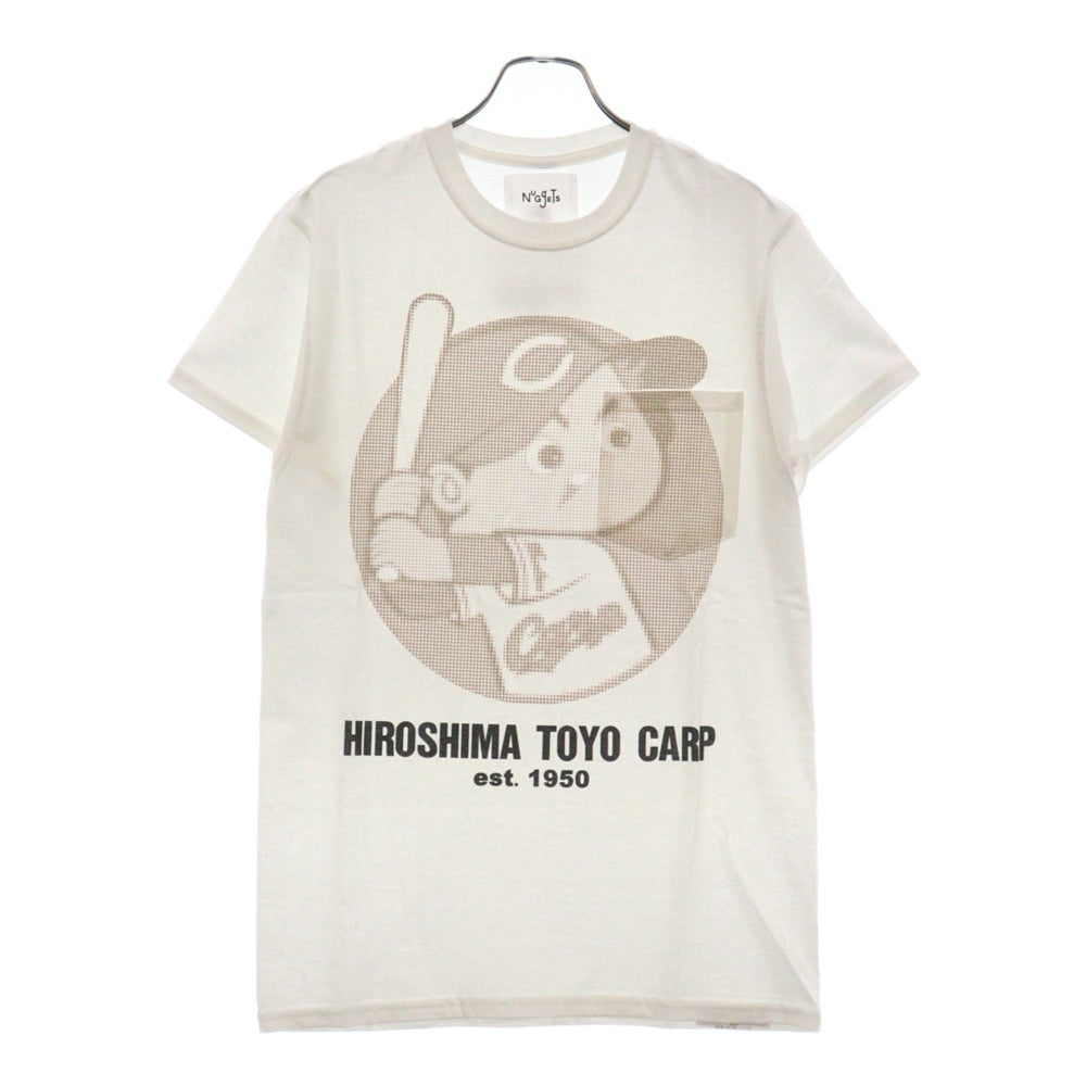 NuGgETS(ナゲッツ) ×広島カープ×Charcoal TOYO Carp SP S/S カープ坊や 半袖Tシャツ ホワイト