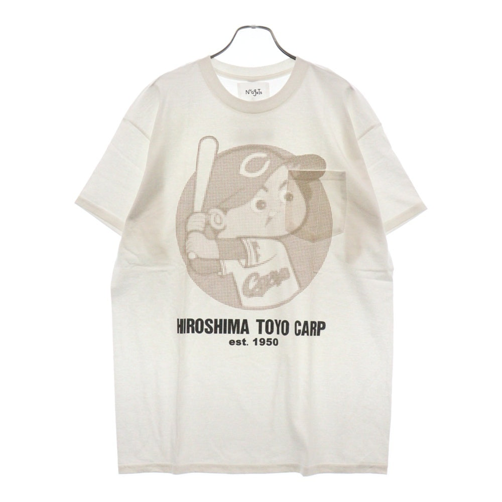 NUGETS(ナゲッツ) ×広島カープ×Charcoal TOYO Carp SP S/S カープ坊や 半袖Tシャツ ホワイト