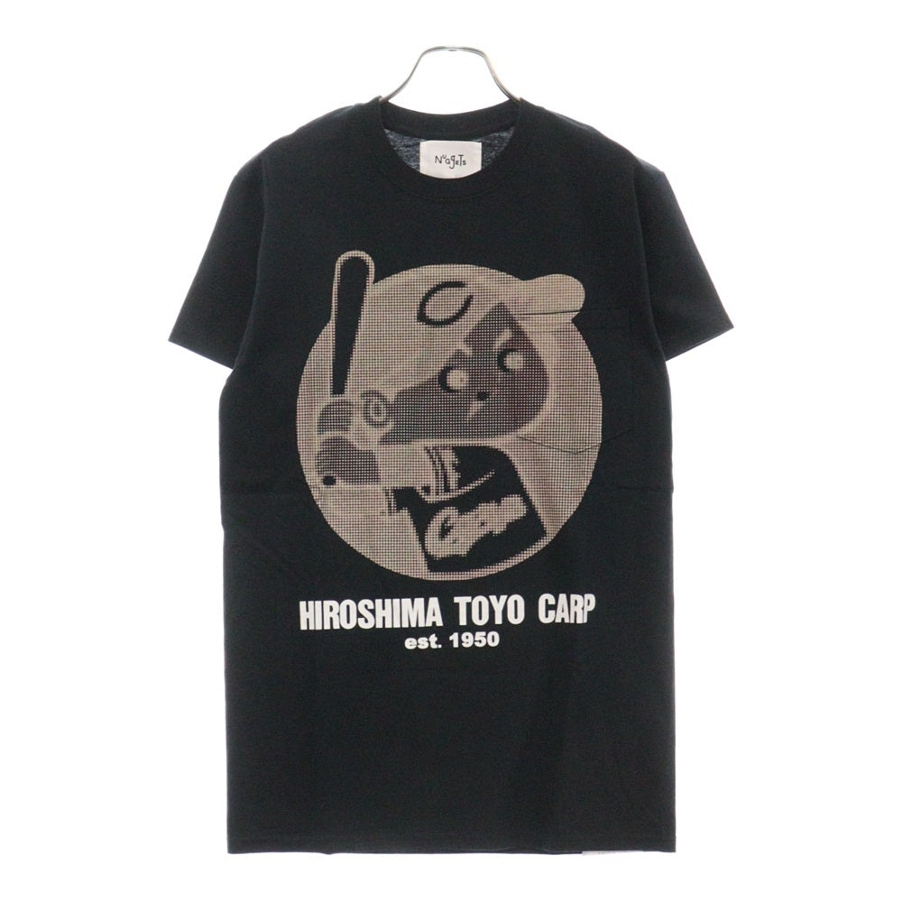 NuGgETS(ナゲッツ) ×広島カープ×Charcoal TOYO Carp SP S/S カープ坊や 半袖Tシャツ ブラック