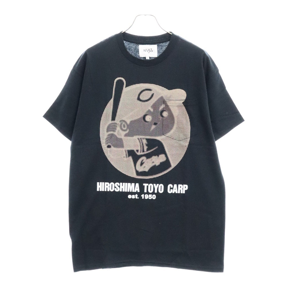 NuGgETS(ナゲッツ) ×広島カープ×Charcoal TOKYO Carp SP S/S カープ坊や 半袖Tシャツ ブラック