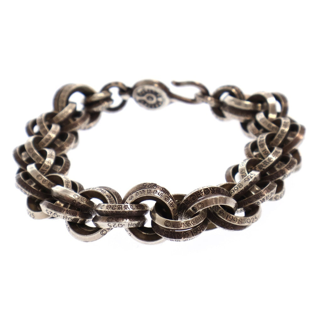 CHROME HEARTS(クロムハーツ) OLD 2 DOUBLE B RING オールド ダブルBリング シルバーブレスレット シルバー