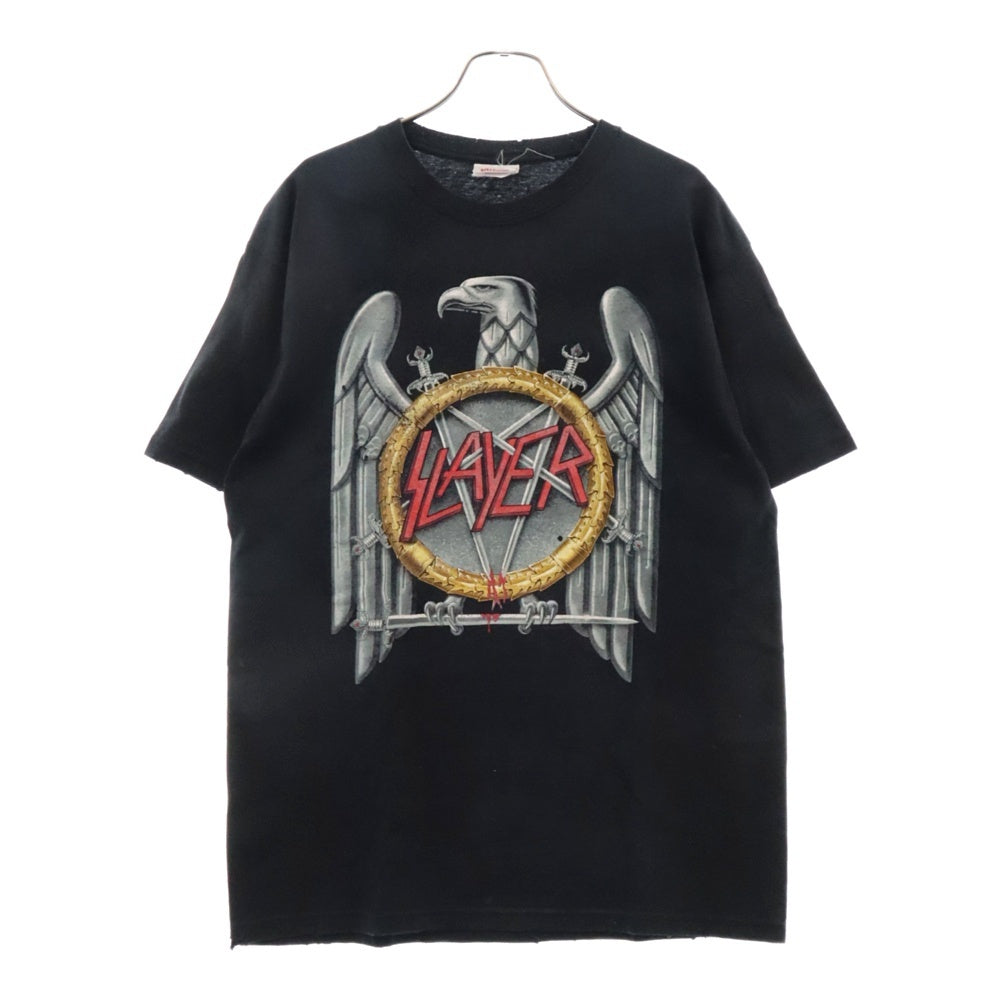 VINTAGE(ヴィンテージ) 00s SLAYER SILVER EAGLE スレイヤー シルバーイーグルプリント半袖Tシャツ カットソー