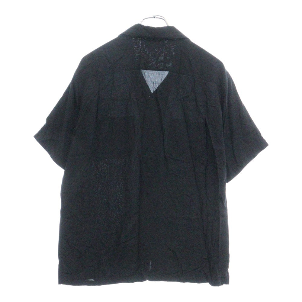 CELINE(セリーヌ) 21SS LOOSE BOWLING SHIRT ルーズ ボーリング フロント刺繍 半袖シャツ ブラック 852C 2C516 38NO