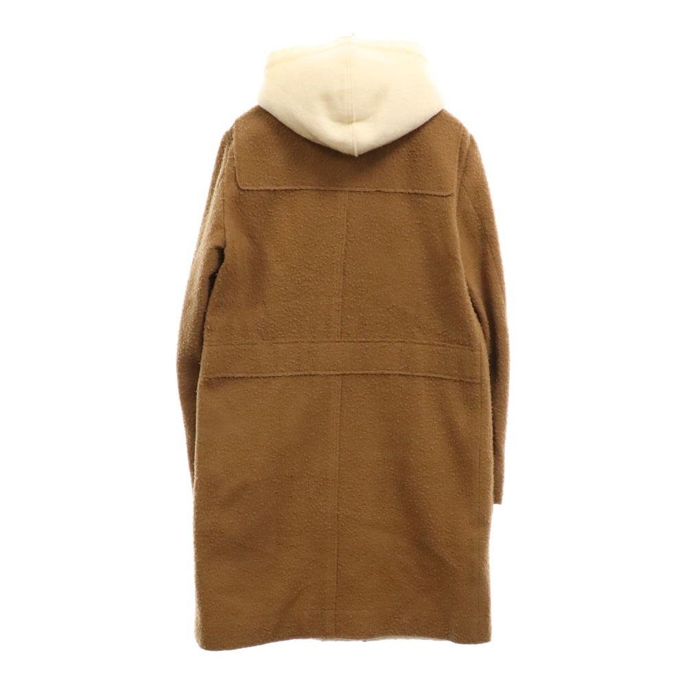 DOUBLE STANDARD CLOTHING(ダブルスタンダードクロージング) ピリング加工 フロントスナップ ウール ダッフルコート ブラウン 7745053