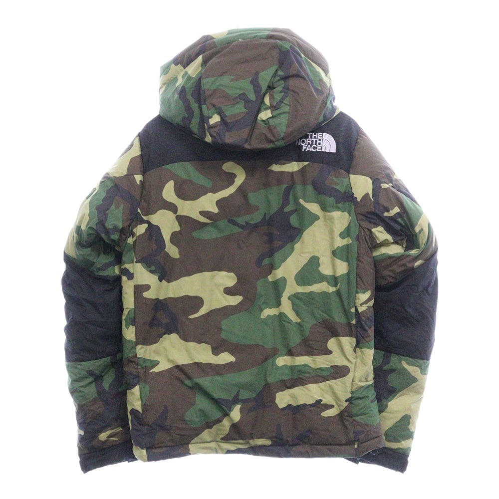 THE NORTH FACE(ザノースフェイス) NOVELTY BALTRO LIGHT JACKET WOODLAND CAMO ノベルティ バルトロライト ダウンジャケット ウッドランド カモ グリーン ND91515