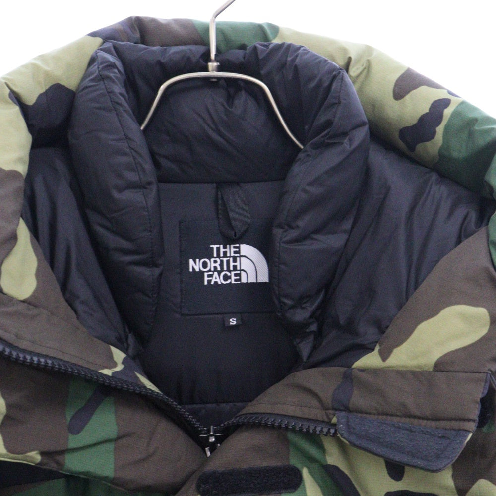 THE NORTH FACE(ザノースフェイス) NOVELTY BALTRO LIGHT JACKET WOODLAND CAMO ノベルティ バルトロライト ダウンジャケット ウッドランド カモ グリーン ND91515