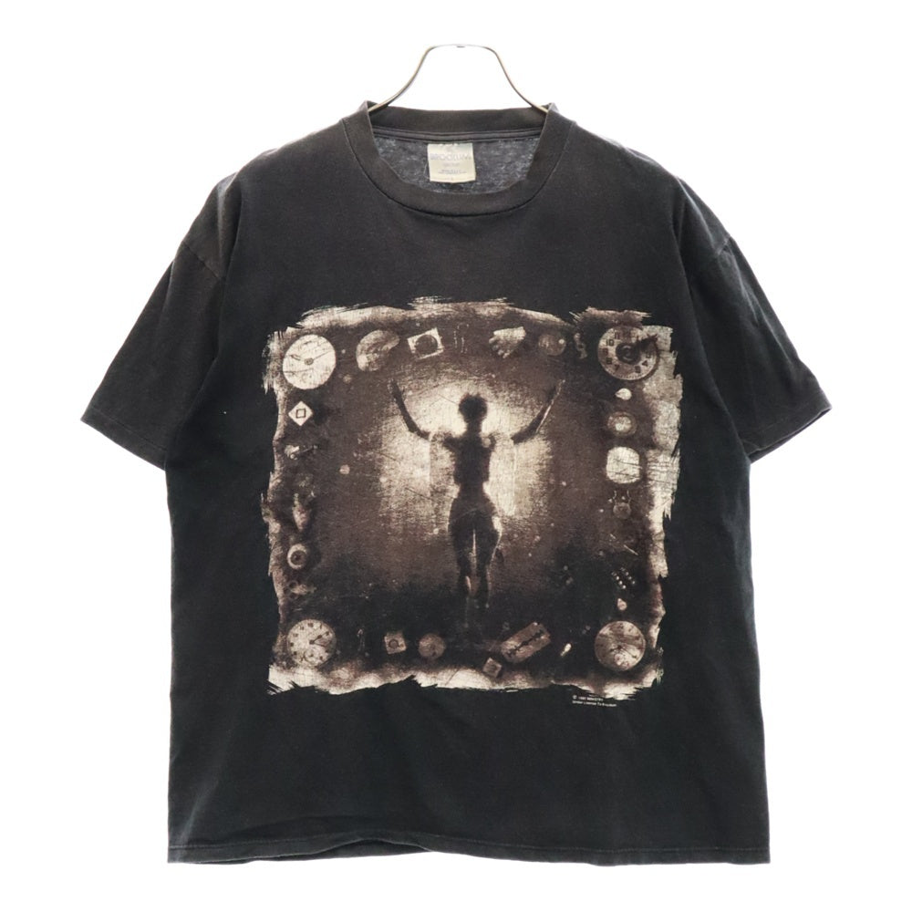 VINTAGE(ヴィンテージ) 90S VINTAGE MINISTRY 1992 PSALM 69 ミニストリー プサルム プリント半袖カットソー ヴィンテージTシャツ ブラック