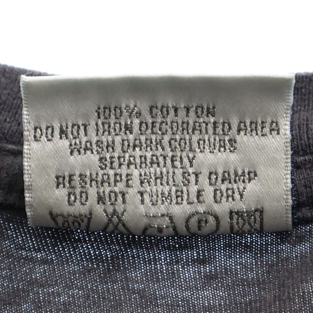 VINTAGE(ヴィンテージ) 00S SLAYER TRIBAL WAR TEE スレイヤー トライバル ウォープリント半袖カットソー ヴィンテージTシャツ チャコールグレー