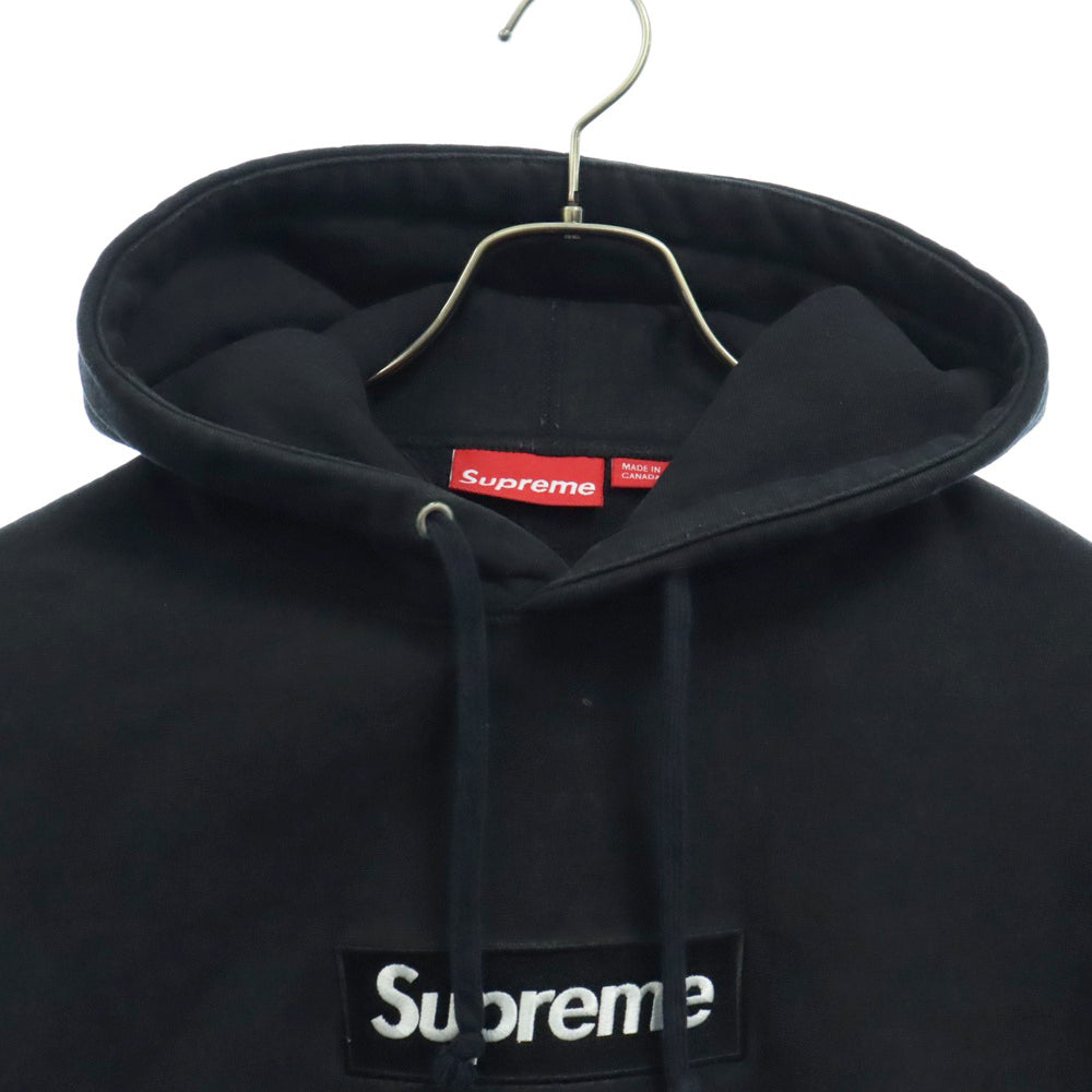 SUPREME(シュプリーム) 12AW Box Logo Hooded Sweatshirt ボックスロゴフーデッドスウェット プルオーバーパーカー フーディー ブラック