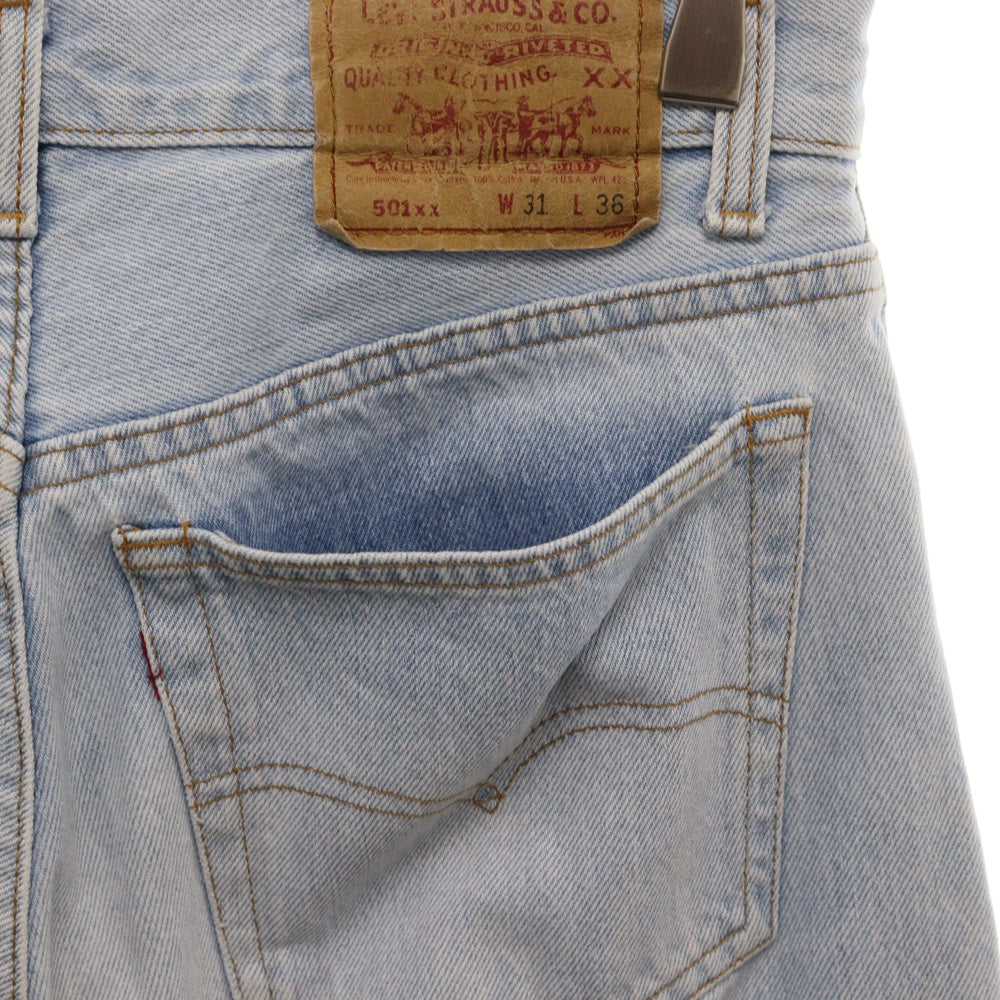 Levi's(リーバイス) 90'S VINTAGE USA製 501XX ボタン裏555刻印 ボタンフライ ストレート デニムパンツ インディゴ