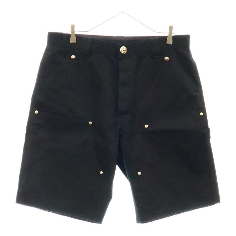 CHROME HEARTS(クロムハーツ) CARPENTER SHORTS カーペンターハーフパンツ ショートパンツ ブラック
