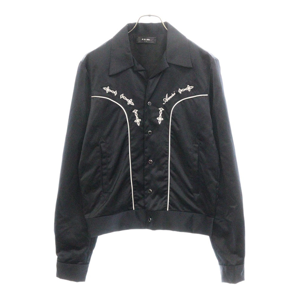 AMIRI(アミリ) JOHNNY JACKET ジョニー刺繍 ロゴ ジャケット ブラック