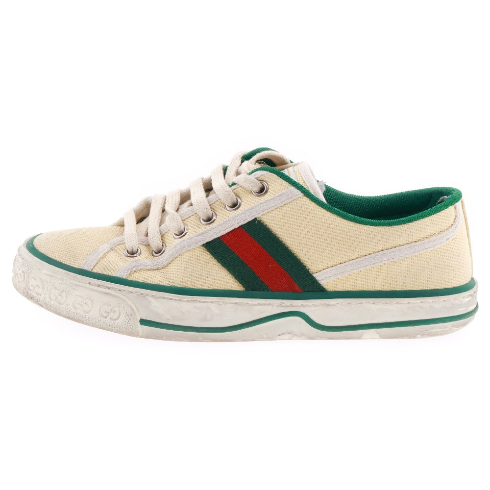 GUCCI(グッチ) 1977 tennis sneaker キャンバス テニス ローカット スニーカー ベージュ