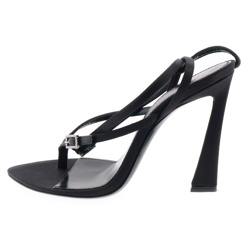 SAINT LAURENT PARIS(サンローランパリ) GIPPY サテン ヒール サンダル レディース