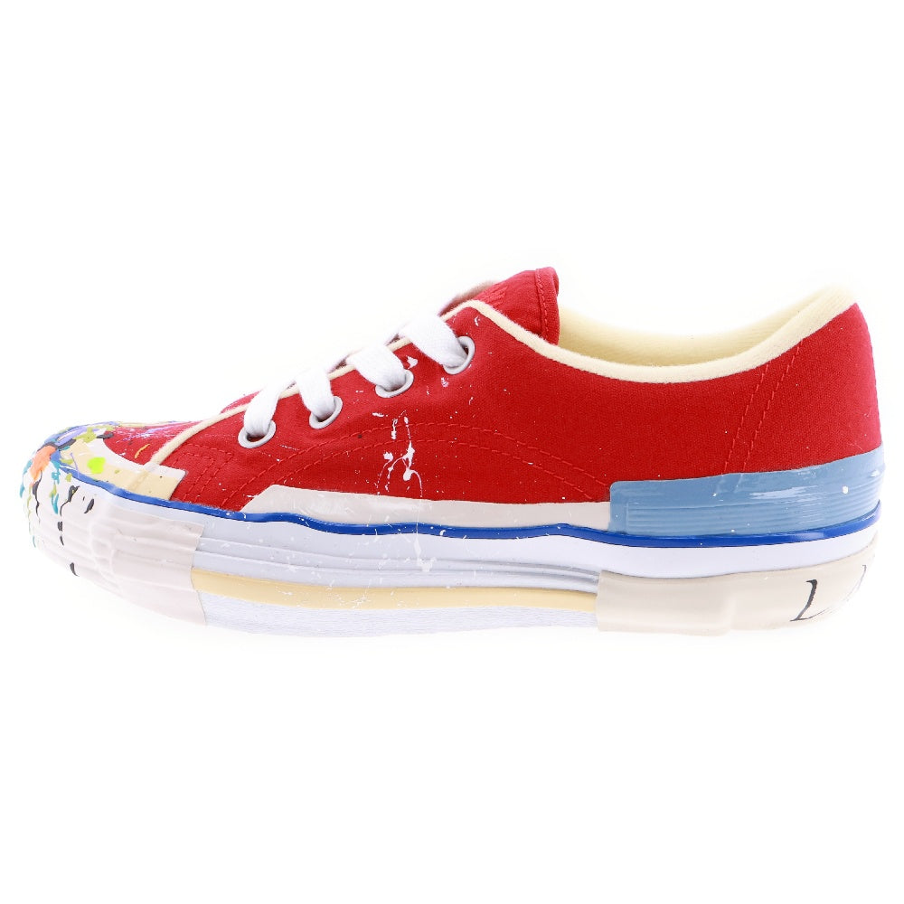 GALLERY DEPT.(ギャラリーデプト) ×LANVIN MLTED LOW TOP VULCANIZED SNEAKERS ランバン メルテッド トップ バルカナイズド ローカットスニーカー マルチ FM-SKIK00-CAGD-P22