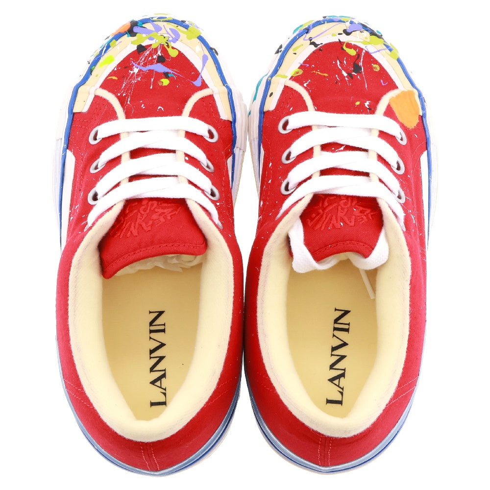 GALLERY DEPT.(ギャラリーデプト) ×LANVIN MLTED LOW TOP VULCANIZED SNEAKERS ランバン メルテッド トップ バルカナイズド ローカットスニーカー マルチ FM-SKIK00-CAGD-P22