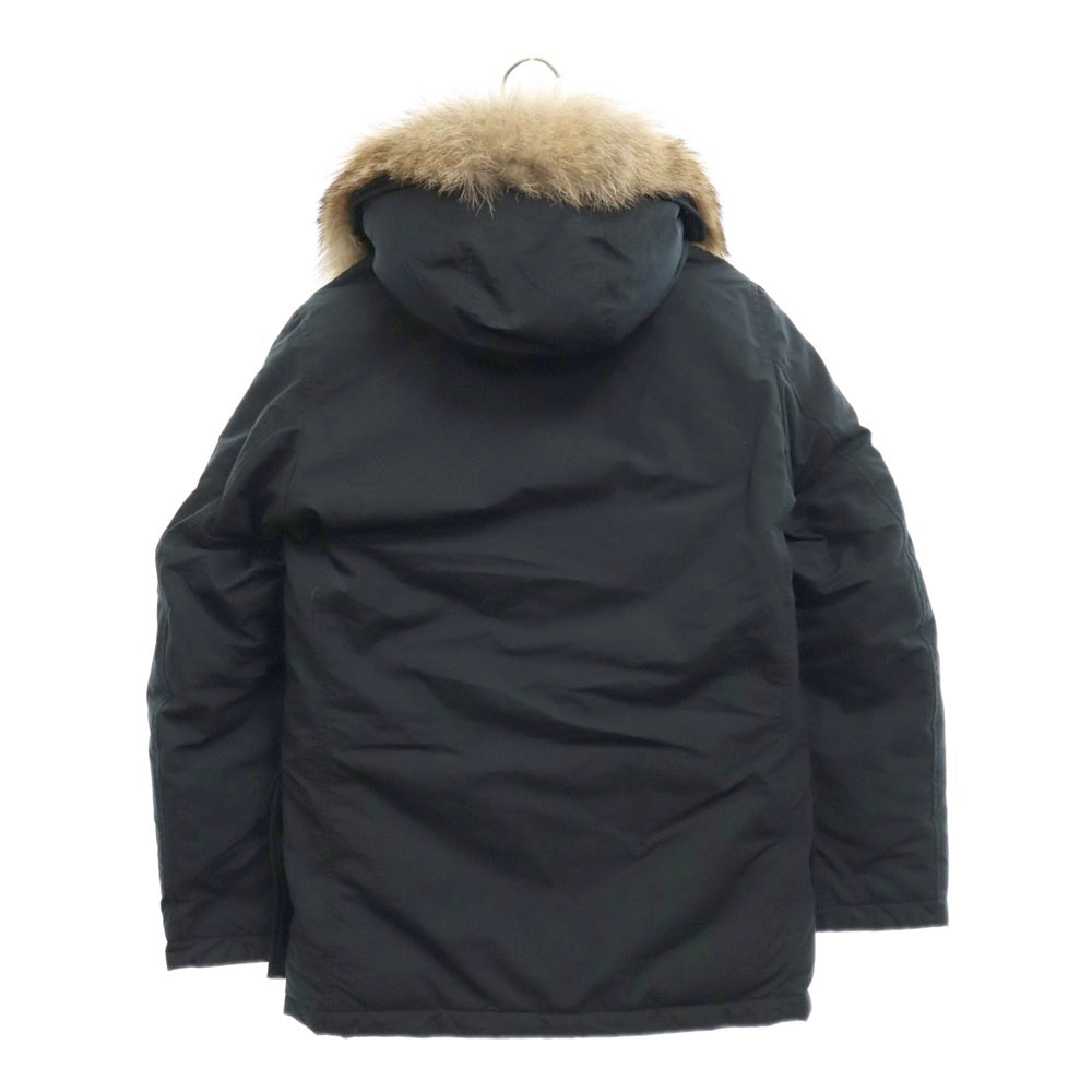 SOPHNET.(ソフネット) 16AW ×Woolrich ARCTIC PARKA ウールリッチ アークティックパーカ ファー付きフーデッド ジップアップ ダウンジャケット ネイビー SOPH-167155