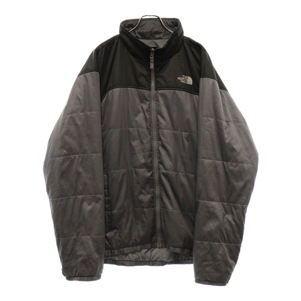 THE NORTH FACE(ザノースフェイス) 00s ロゴ刺繍キルティングジャケット グレー
