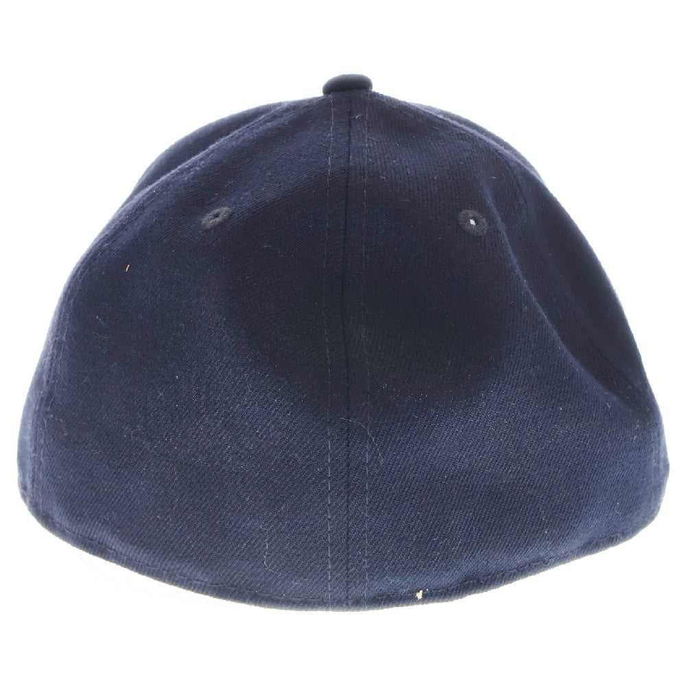DESCENDANT(ディセンダント) ×NEW ERA LP 59FIFTY ニューエラ Cetusロゴ刺繍 UNDER THE CURRENT アンダーザカレント 6パネル ベースボールキャップ 帽子 ネイビー 212NEDS-HT01