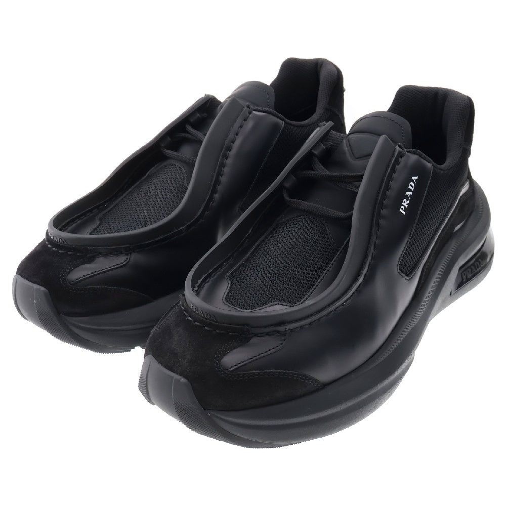 PRADA(プラダ) SYSTEM SNEAKER システム ローカット レザースニーカー ブラック 2EG424