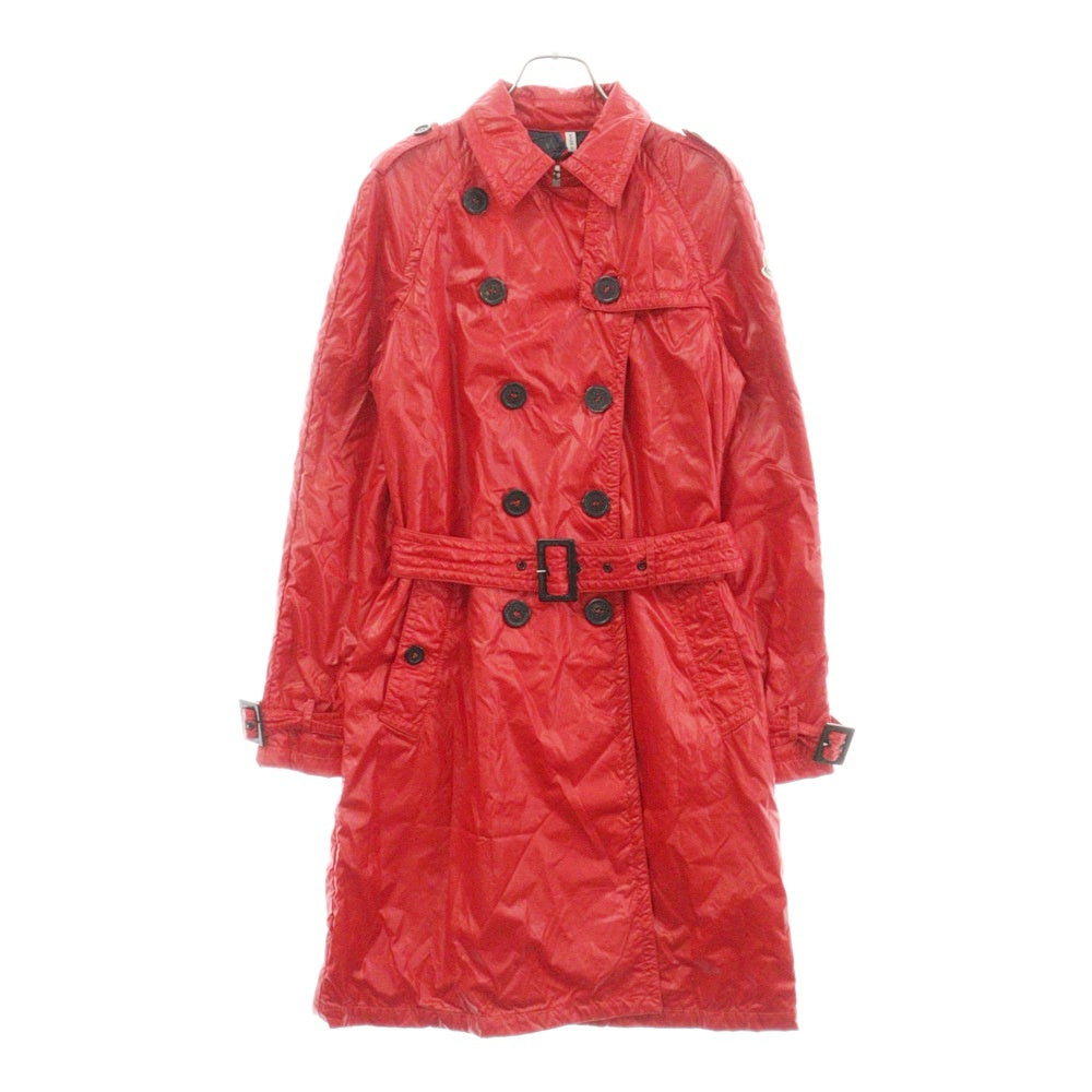 MONCLER(モンクレール) SOFF TESSUTO ナイロントレンチコート レッド