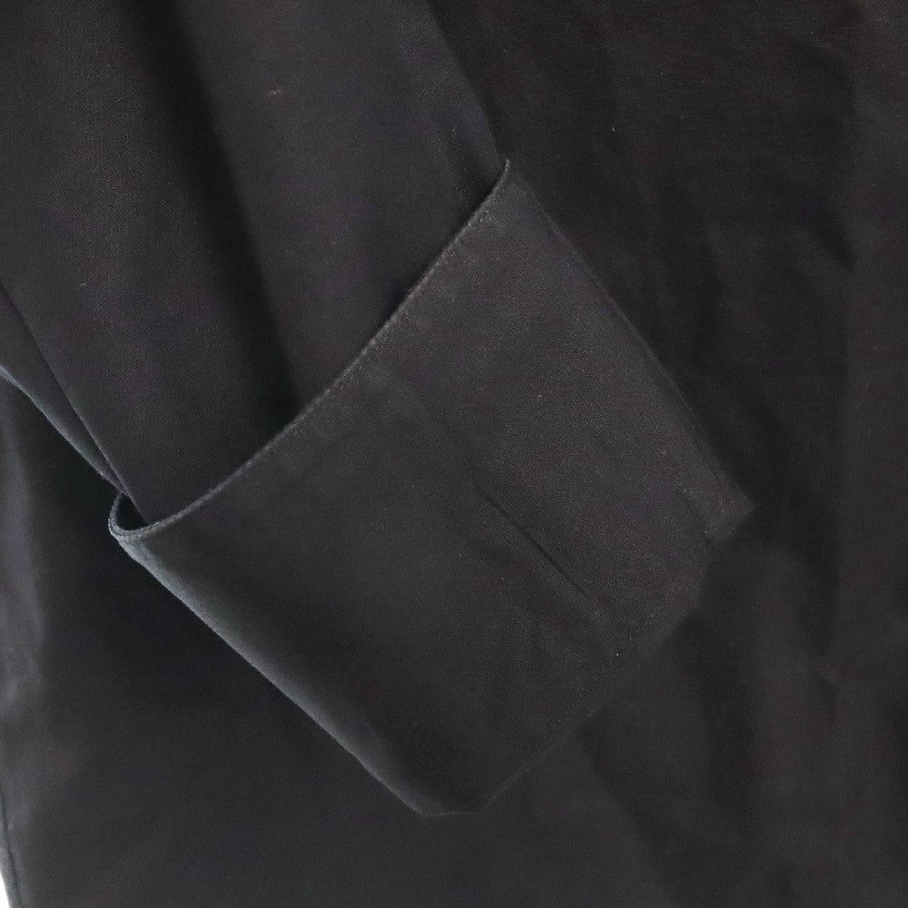 SAINT LAURENT PARIS(サンローランパリ) コットン長袖シャツ 比翼ボタンダウン ブラック 612547 Y216W