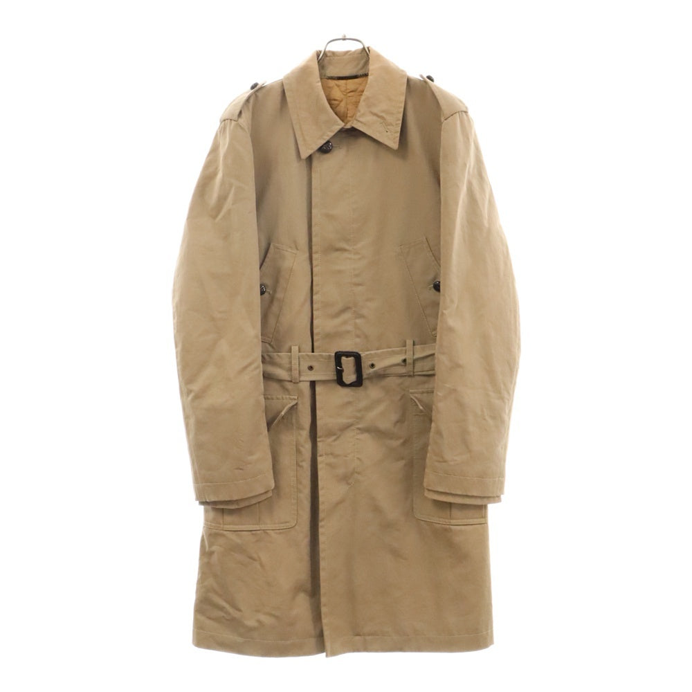 DOLCE & GABBANA(ドルチェアンドガッバーナ) 裏地 DGロゴ キルティング コットン ロング トレンチコート ライトブラウン G0135T