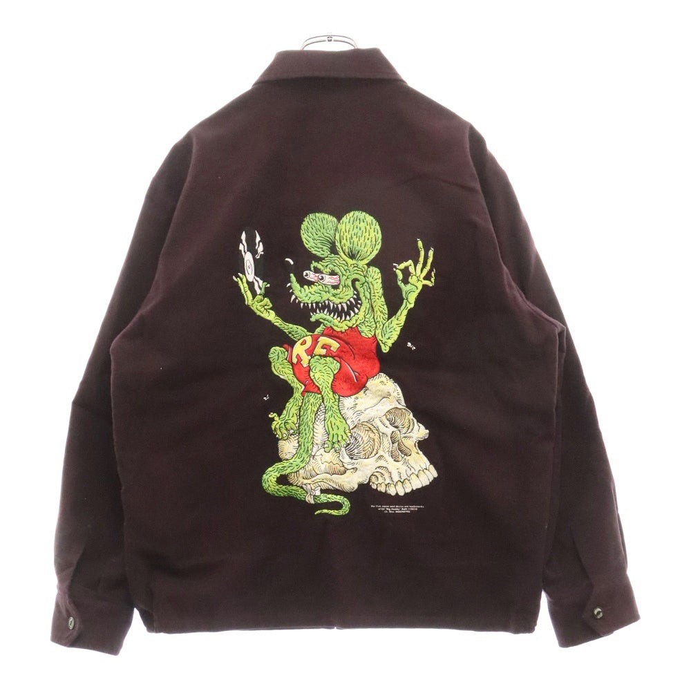 WACKO MARIA(ワコマリア) RAT FINK / TIM LEHI / VIETNAM JACKET Ermenegildo Zegna ラットフィンク ベトナムジャケット パープル