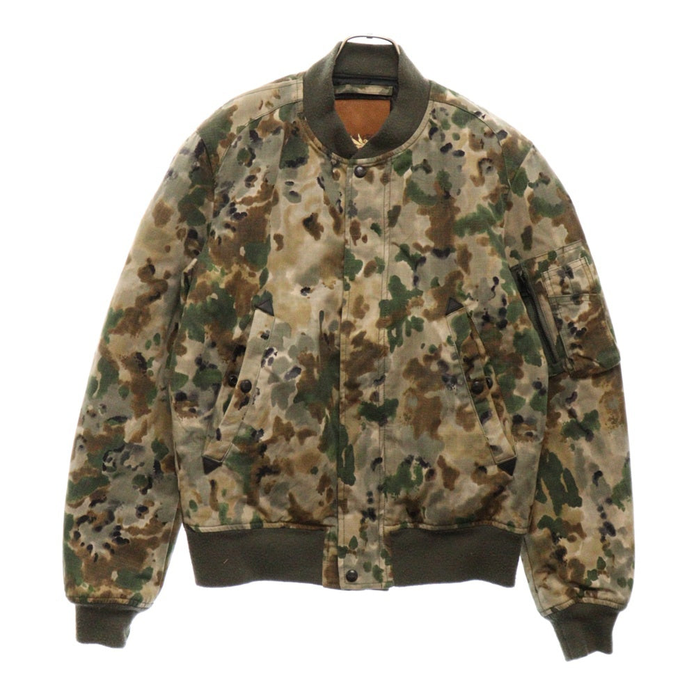 SPIEWAK(スピーワック) WOODLAND MA-1 JACKET ウッドランドカモ フライトジャケット カーキ 50243207